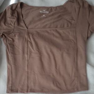 Hollister Women's Tan Blouse